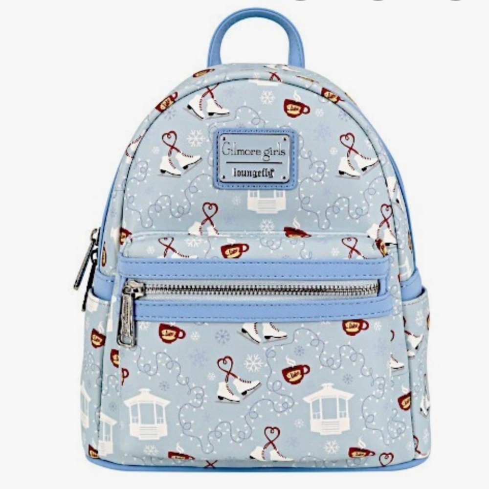NWT Loungefly Gilmore Girls Holiday “I Smell Snow” mini Backpack